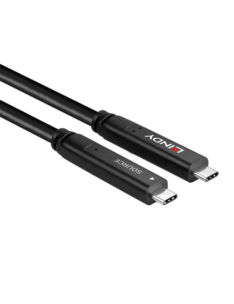 LINDY 43333 Lindy  Câble Hybride Type C USB 3.2 4K Gen 1 & DP 1.4 10m