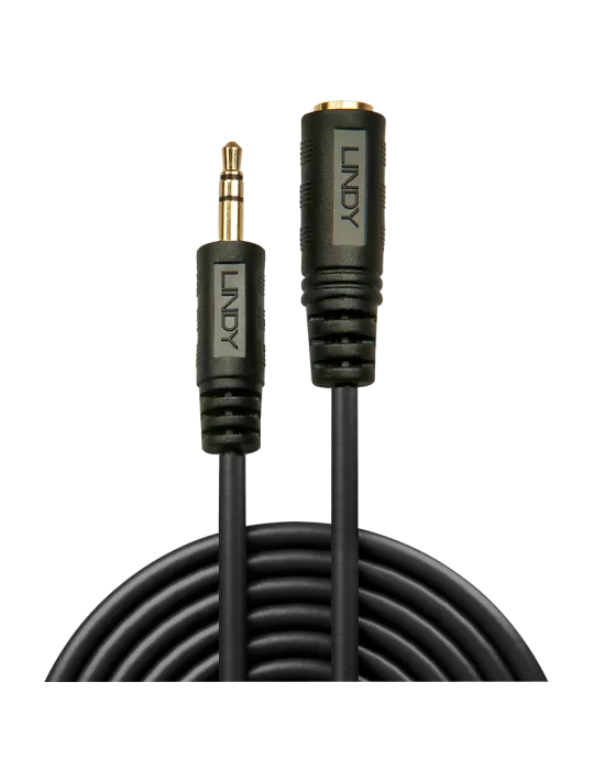 LINDY 35652 Premium audio cable 35mm stereo jack male female 2m LINDY LIN35652 | MusicGoodDeal