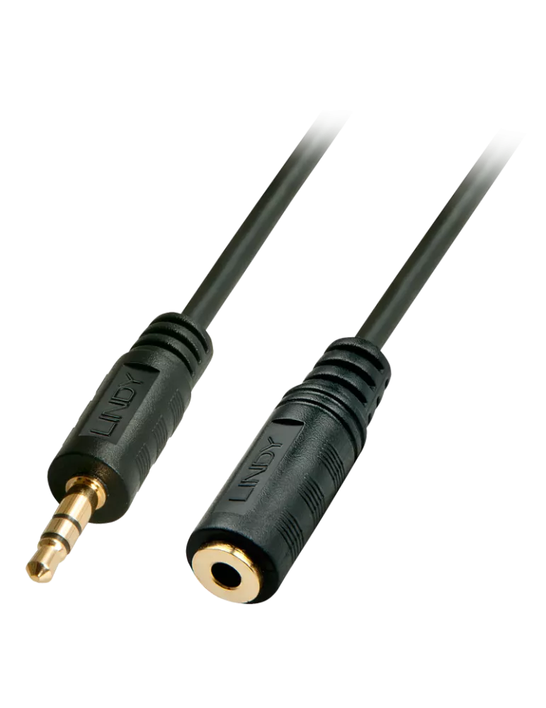 LINDY 35653 Premium audio cable 35mm stereo jack male female 3m LINDY LIN35653 | MusicGoodDeal