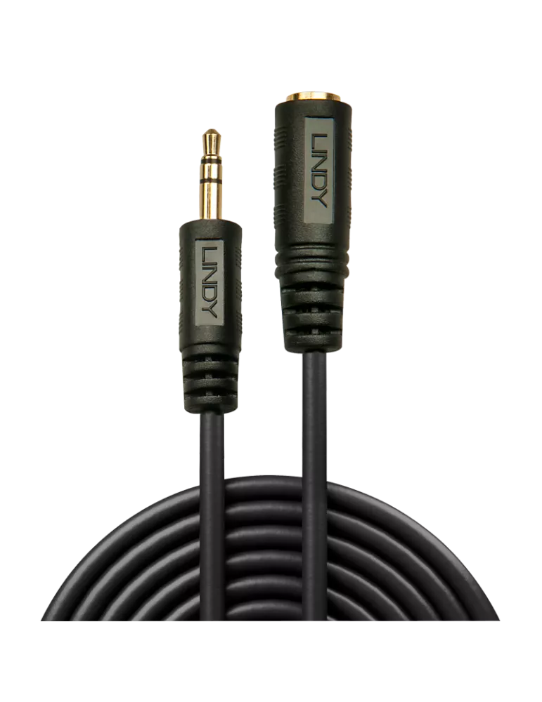 LINDY 35656 Premium audio cable 35mm stereo jack male female 10m LINDY LIN35656 | MusicGoodDeal