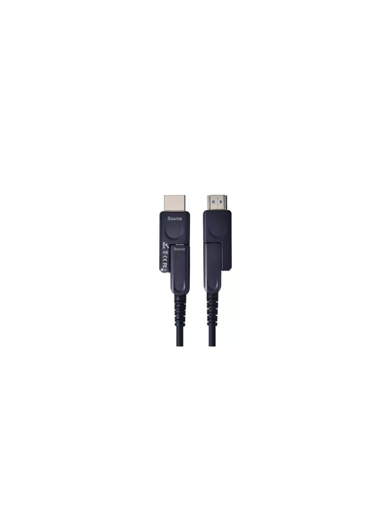INFOBIT AOCHDMID10C Câble actif fibre optique 10m Connecteurs HDMI D vers D Classic détachables Infobit - AOC-HDMI-D10C