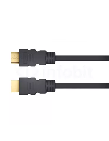 INFOBIT iH8K1M Cable HDMI 1m iCable H8K-010 HDMI 2.1 48Gbps 8K 60Hz4K 120Hz HDCP 2.2 ARC EDID INFOBIT INFiH8K1M | MusicGoodDea