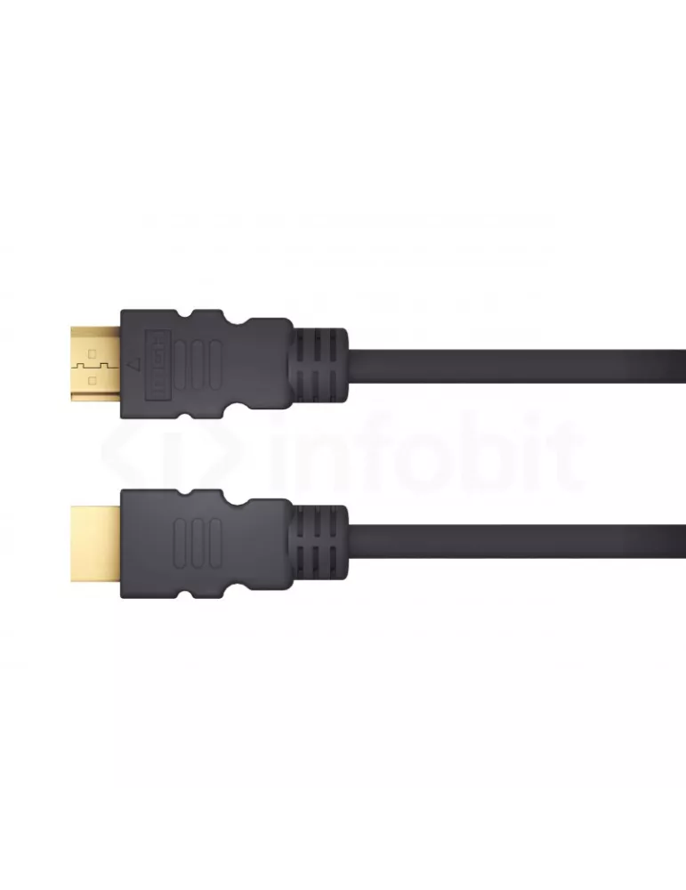 INFOBIT iH8K1M HDMI Cable 1m iCable H8K-010 HDMI 2.1 48Gbps 8K 60Hz4K 120Hz HDCP 2.2 ARC EDID INFOBIT INFiH8K1M | MusicGoodDea