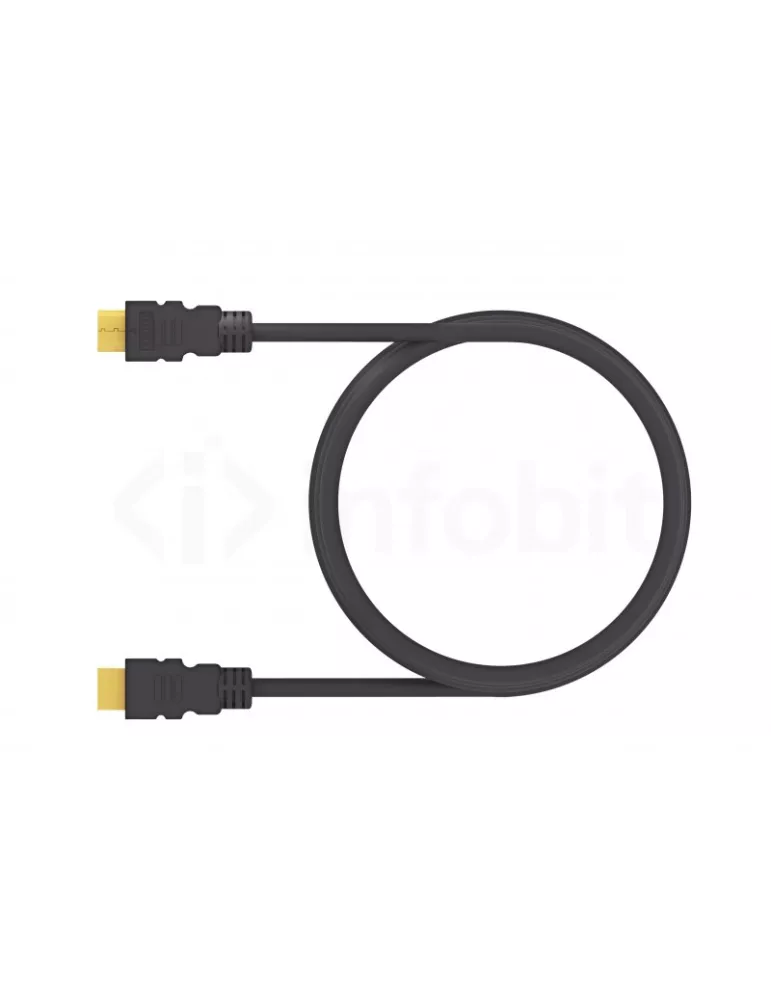 INFOBIT iH8K1M HDMI Cable 1m iCable H8K-010 HDMI 2.1 48Gbps 8K 60Hz4K 120Hz HDCP 2.2 ARC EDID INFOBIT INFiH8K1M | MusicGoodDea