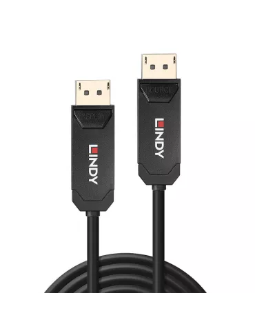 LINDY 38523 Lindy DisplayPort 2.0 UHBR10 Hybrid Fiber Optic Cable 8K 30m LINDY LIN38523 | MusicGoodDeal 2