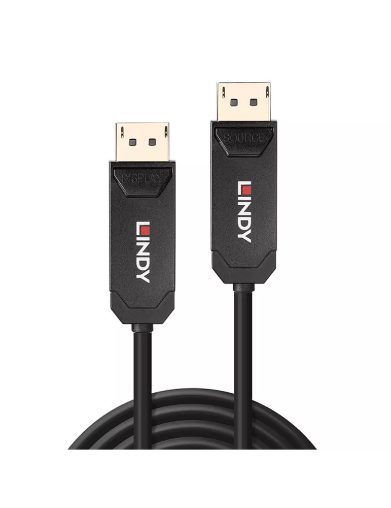 LINDY 38523 Lindy  Câble DisplayPort 2.0 UHBR10 Hybride Fibre Optique 8K 30m