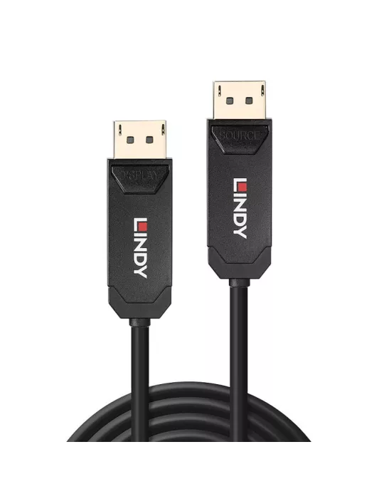 LINDY 38523 Cable de fibra óptica híbrido Lindy DisplayPort 2.0 UHBR10 8K 30 m LINDY LIN38523 | MusicGoodDeal