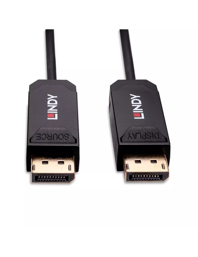 LINDY 38523 Cable de fibra óptica híbrido Lindy DisplayPort 2.0 UHBR10 8K 30 m LINDY LIN38523 | MusicGoodDeal