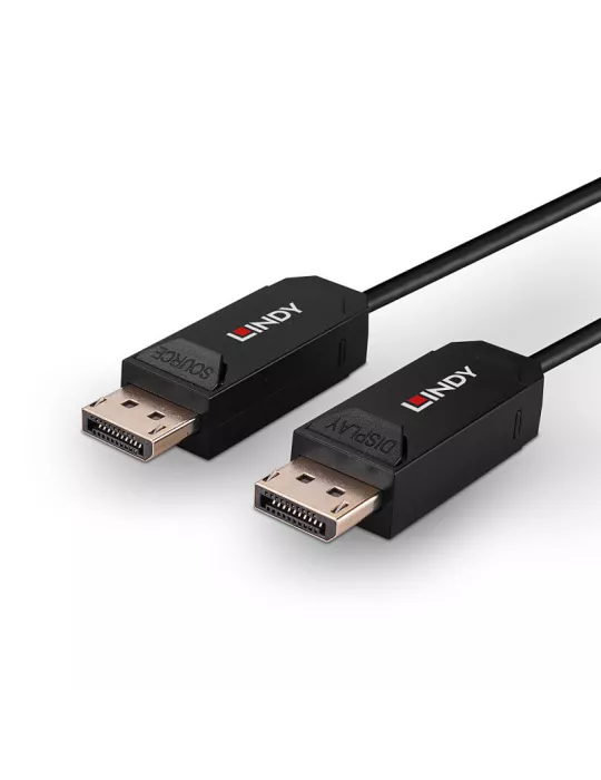 LINDY 38523 Cable de fibra óptica híbrido Lindy DisplayPort 2.0 UHBR10 8K 30 m LINDY LIN38523 | MusicGoodDeal