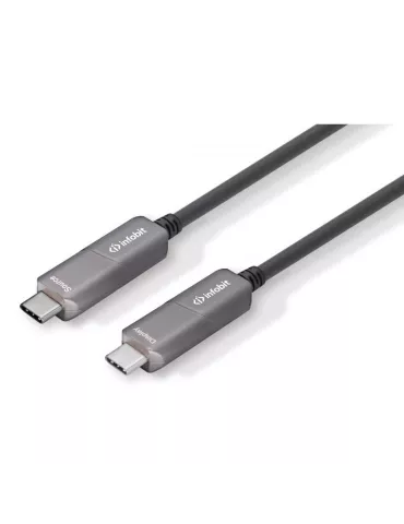 INFOBIT AOCUSB31CCV05 Cable actif fibre optique 5m USB-C vers USB-C vidéo  AOC-USB31-CCV-05 2