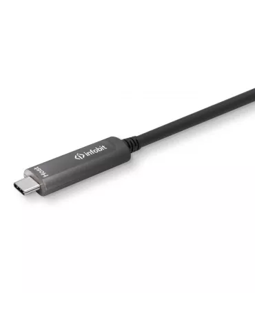 INFOBIT AOCUSB31CCD10 Active fiber optic cable 10m USB-C to USB-C DATA AOC-USB31-CCD-10 INFOBIT INFAOCUSB31CCD10 | MusicGoodDe