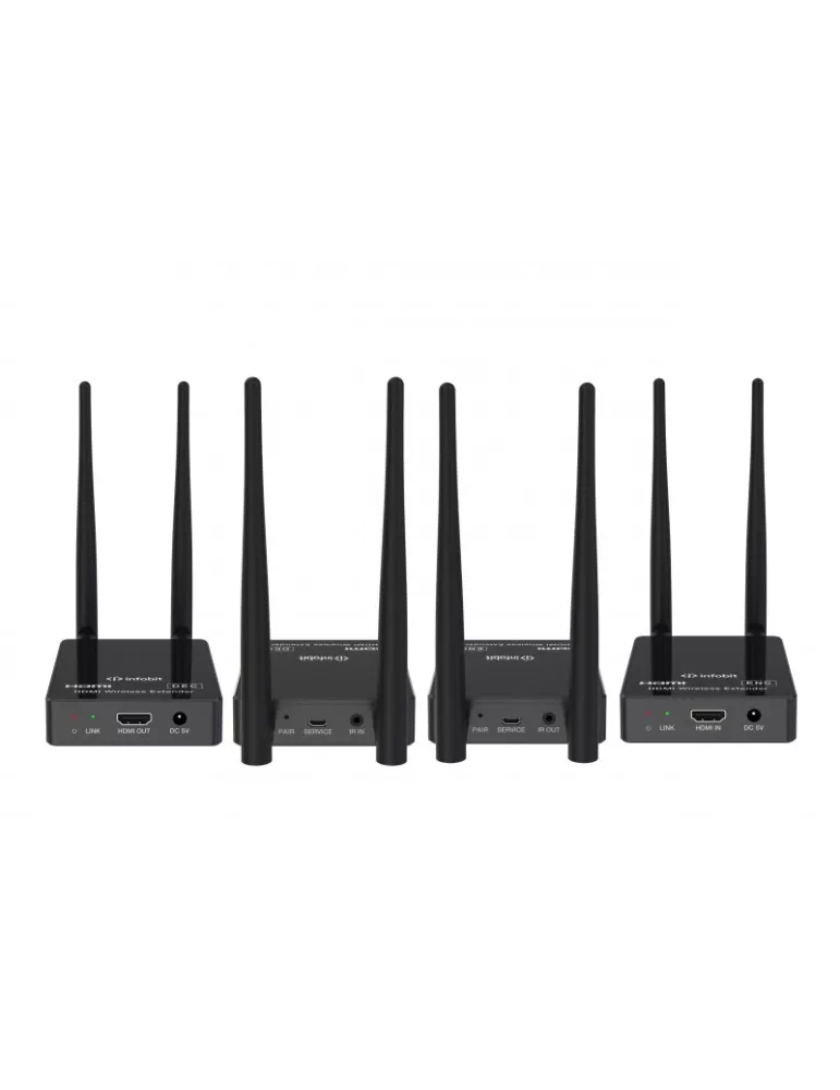 INFOBIT ITRANSW100 Drahtloser HDMI 1080p-Signal-Extender bis zu 100m iTrans W100 (Tx   Rx) INFOBIT INFITRANSW100 | MusicGoodDe