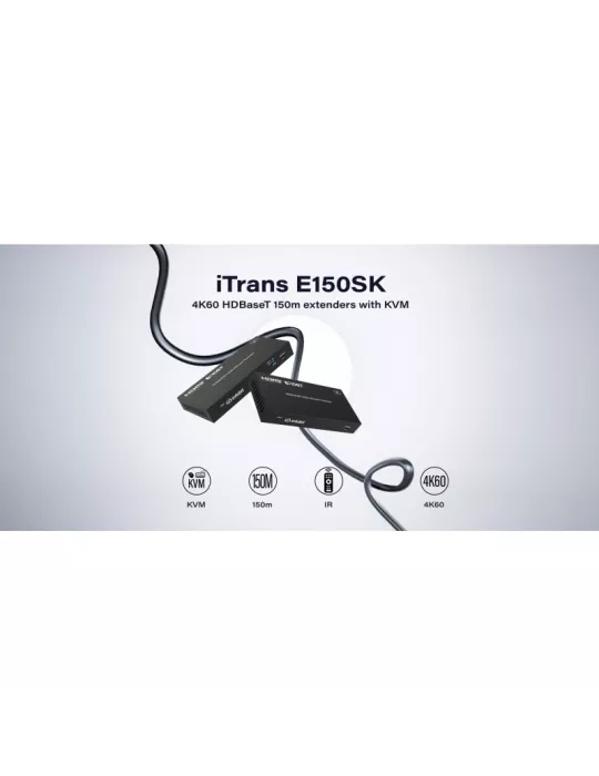INFOBIT E150SK Kit Extendeur HDBaseT Infobit - (Full HD 1080P en 150m) INFOBIT INFE150SK | MusicGoodDeal