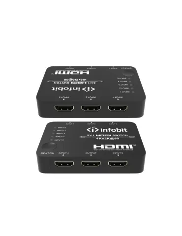 INFOBIT ISWITCHS501 Switcher 5x1 HDMI 4K60 Infobit iSwitch S501 INFOBIT INFISWITCHS501 | MusicGoodDeal 2