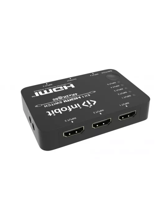 INFOBIT ISWITCHS501 Switcher 5x1 HDMI 4K60 Infobit iSwitch S501 INFOBIT INFISWITCHS501 | MusicGoodDeal