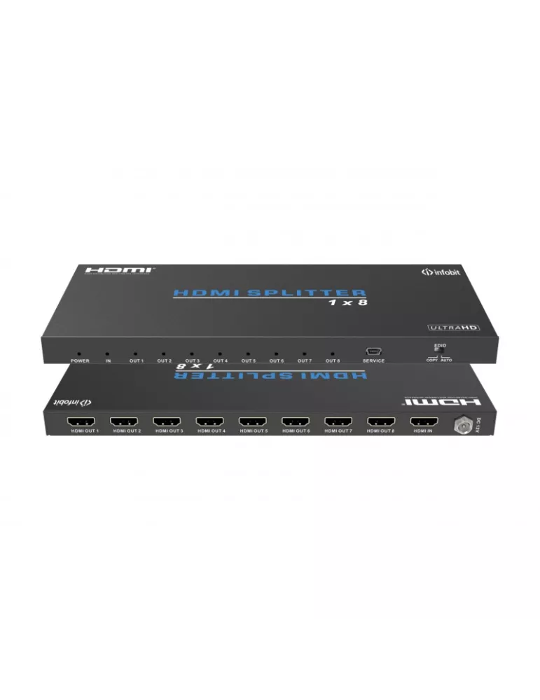INFOBIT ISWITCH108 iSwitch 108 - Divisor 1x HDMI a 8x HDMI INFOBIT INFISWITCH108 | MusicGoodDeal