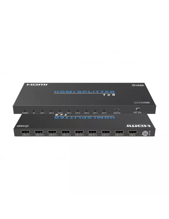INFOBIT ISWITCH108 iSwitch 108 - Splitter 1x HDMI to 8x HDMI INFOBIT INFISWITCH108 | MusicGoodDeal