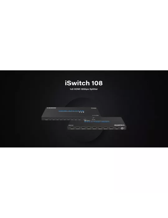 INFOBIT ISWITCH108 iSwitch 108 - Splitter 1x HDMI to 8x HDMI INFOBIT INFISWITCH108 | MusicGoodDeal