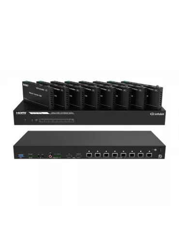 INFOBIT ISWITCH108H150 Divisor 1x8 HDBaseT 4K60 Infobit iSwitch 108H150 INFOBIT INFISWITCH108H150 | MusicGoodDeal