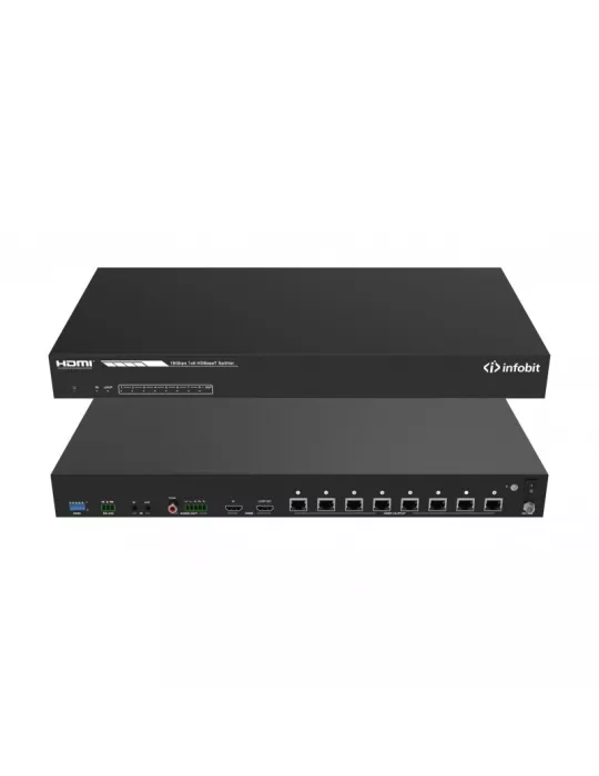 INFOBIT ISWITCH108H150 Divisor 1x8 HDBaseT 4K60 Infobit iSwitch 108H150 INFOBIT INFISWITCH108H150 | MusicGoodDeal