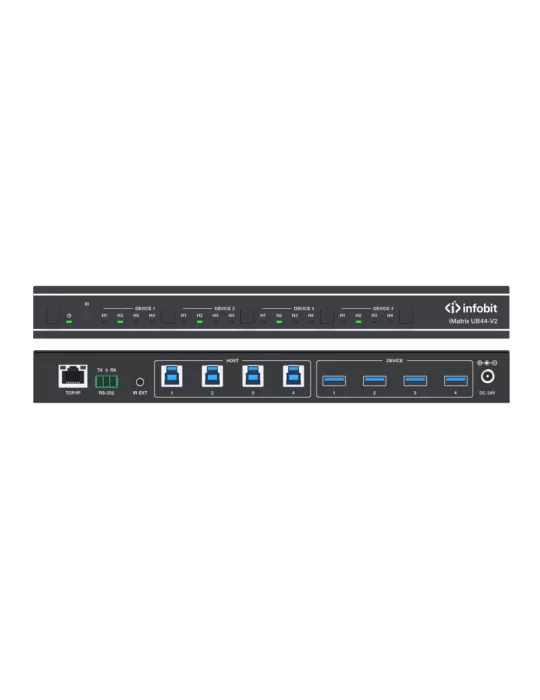 INFOBIT IMATRIXUB44V2 Matrice USB  iMatrix UB44-V2 USB3.2 4x4 avec control IP