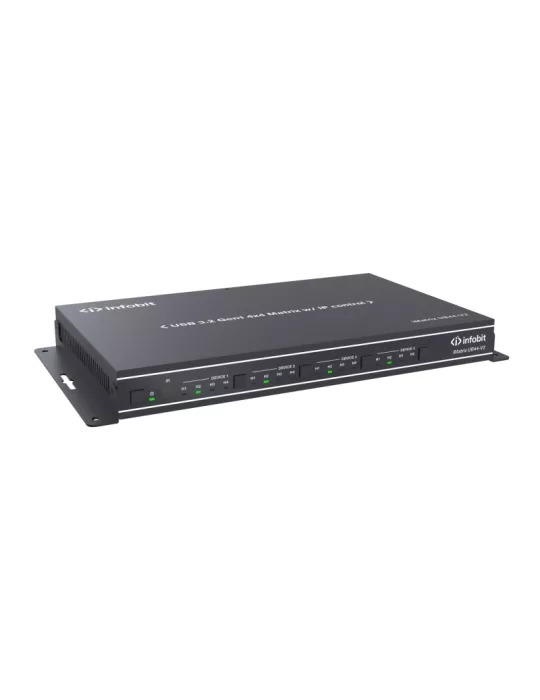 INFOBIT IMATRIXUB44V2 USB Matrix iMatrix UB44-V2 USB3.2 4x4 mit IP Kontrolle INFOBIT INFIMATRIXUB44V2 | MusicGoodDeal