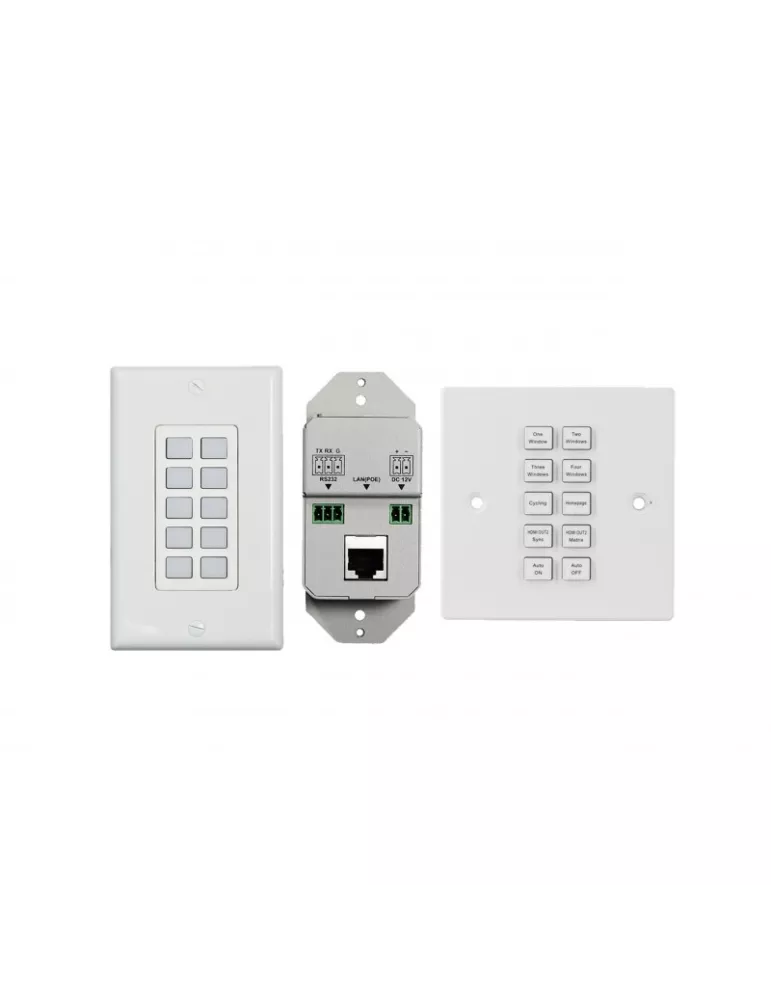 INFOBIT CTRLK10TB Clavier de contrôle Boitier de table 10 boutons programmables Infobit iControl K10-TB