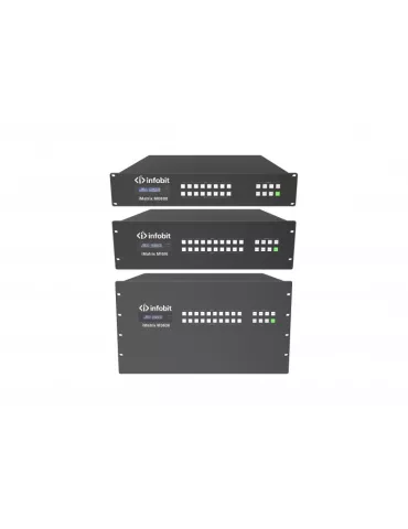 INFOBIT IMATRIXM1616 Chassis Matrice modulaire mur d'images 16x16  iMatrix M1616 double alimentation