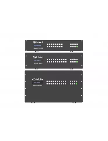INFOBIT IMATRIXM1616 Chassis 16x16 iMatrix M1616 dual-powered modular matrix video wall INFOBIT INFIMATRIXM1616 | MusicGoodDea 2