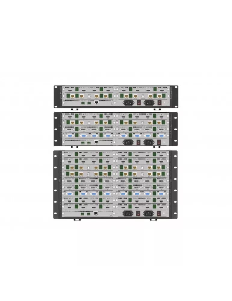 INFOBIT IMATRIXM1616 Chassis Matrice modulaire mur d'images 16x16  iMatrix M1616 double alimentation