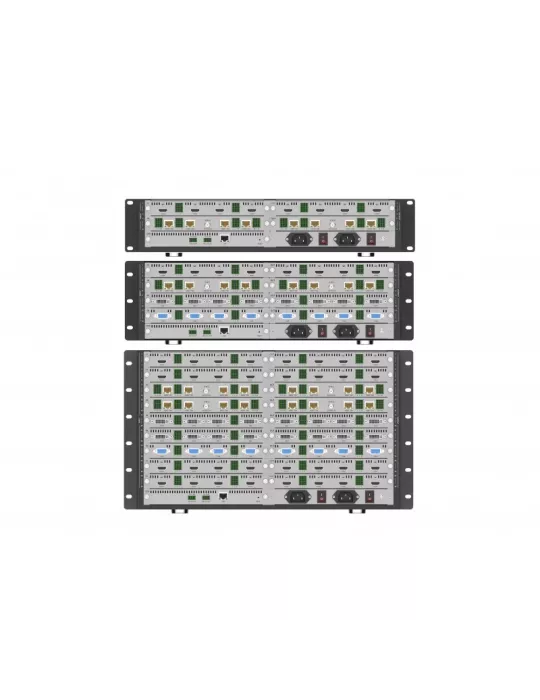 INFOBIT IMATRIXM1616 Chassis Matrice modulaire mur d'images 16x16  iMatrix M1616 double alimentation