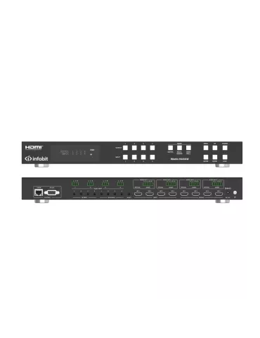 INFOBIT IMATRIXH44VAW Conmutador de matriz iMatrix H44VAW 4x HDMI In   4x HDMI Out Fonc Videowall INFOBIT INFIMATRIXH44VAW | M