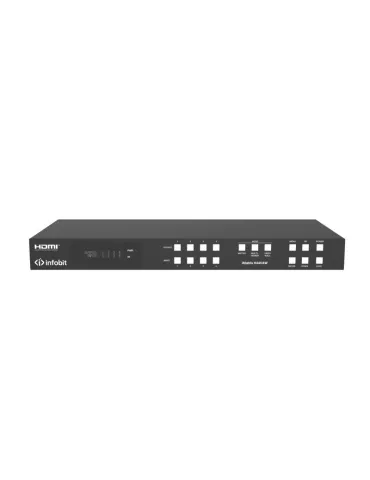 INFOBIT IMATRIXH44VAW Conmutador de matriz iMatrix H44VAW 4x HDMI In   4x HDMI Out Fonc Videowall INFOBIT INFIMATRIXH44VAW | M 2
