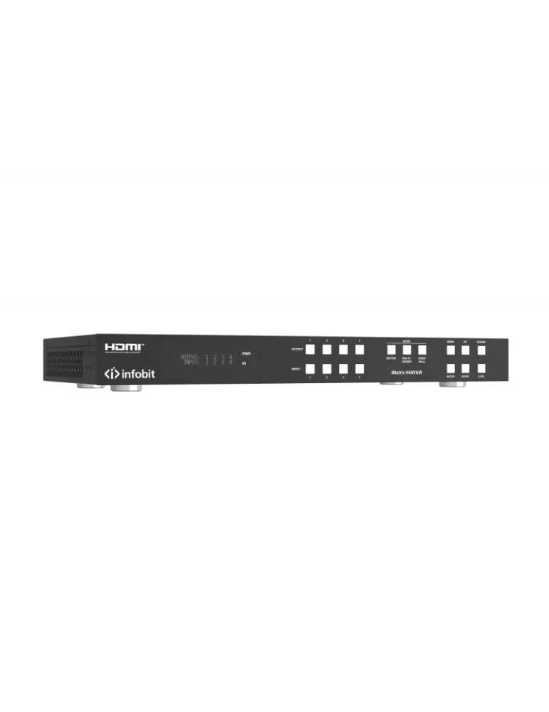 INFOBIT IMATRIXH44VAW Matrice switcher  iMatrix H44VAW 4x HDMI In / 4x HDMI Out Fonc Videowall