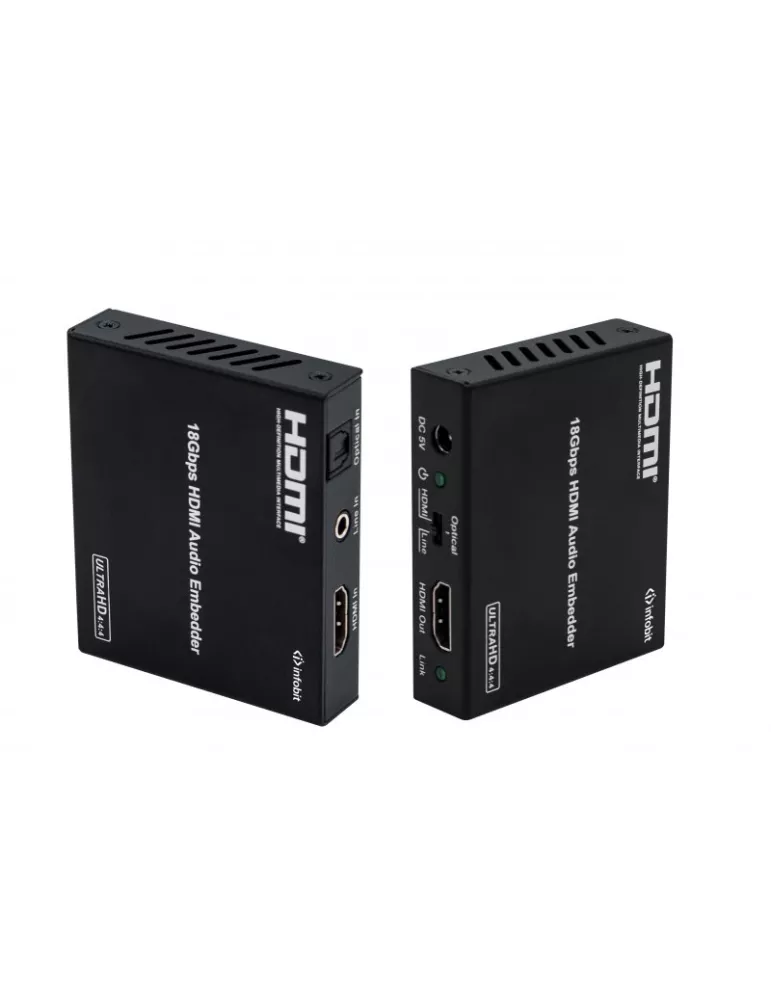 INFOBIT ITRANSAE01 Infobit iTrans AE01- Integrateur Audio SPDIF ou Analogique au HDMI 4K60