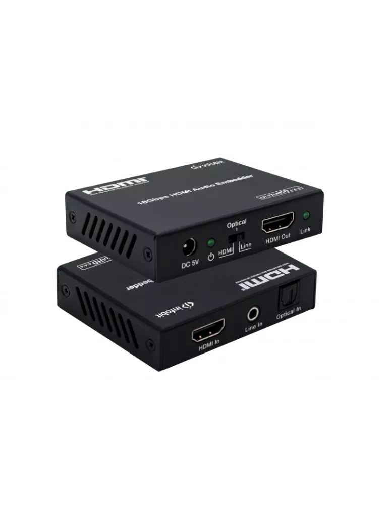 INFOBIT ITRANSAE01 Infobit iTrans AE01- Integrateur Audio SPDIF ou Analogique au HDMI 4K60