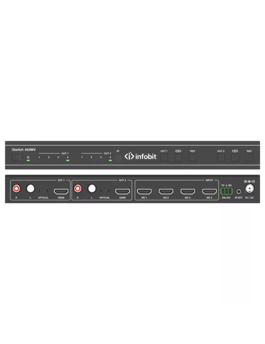 INFOBIT ISWITCH402MV Conmutador HDMI multiviewer Infobit iSwitch 402MV INFOBIT INFISWITCH402MV | MusicGoodDeal