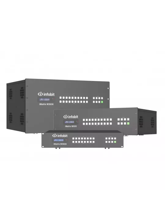INFOBIT IMATRIXM3636 Chassis Matrice modulaire mur d'images 36x36  iMatrix M3636 double alimentation