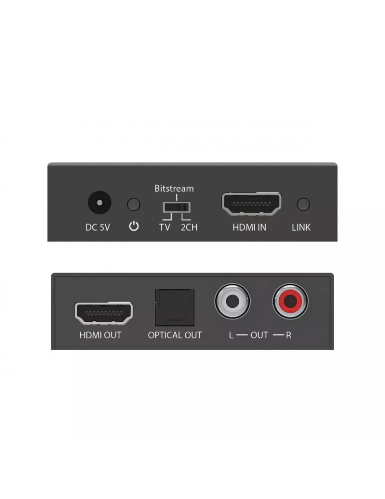 INFOBIT ITRANSAD02 4K60 HDMI Audio Extraktor in Analog und SPDIF Downmix - Infobit iTrans AD02 INFOBIT INFITRANSAD02 | MusicGo