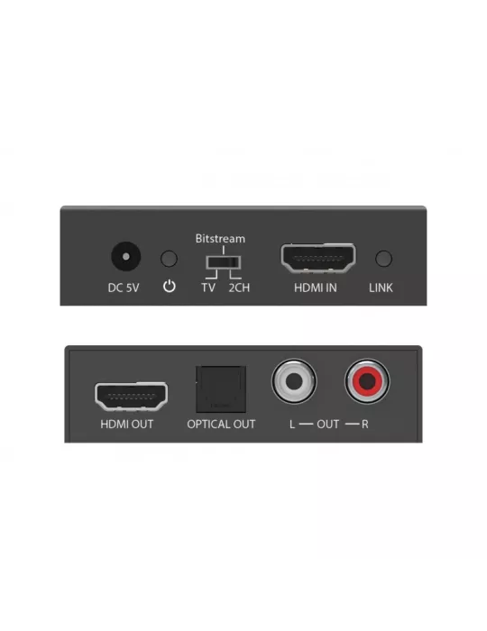 INFOBIT ITRANSAD02 Extractor de audio downmix HDMI 4K60 analógico y SPDIF - Infobit iTrans AD02 INFOBIT INFITRANSAD02 | MusicG