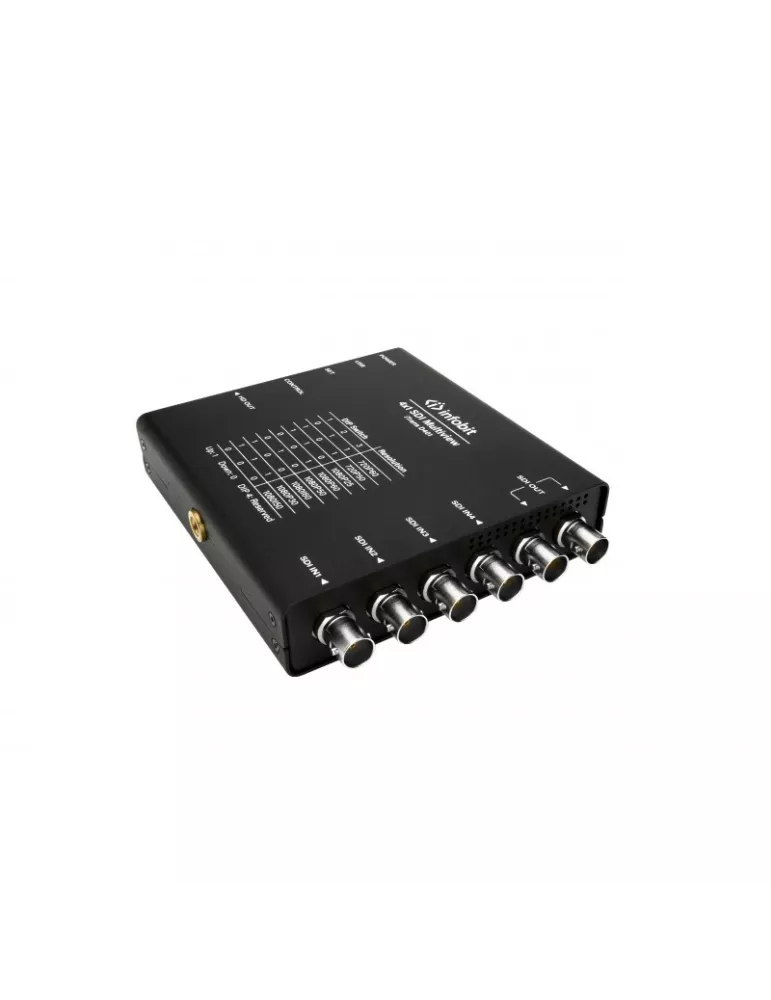 INFOBIT iTRANSD401 Switch Multiviewer 4X1 3G-SDI iTrans D401 mit Fluid Switching INFOBIT INFiTRANSD401 | MusicGoodDeal