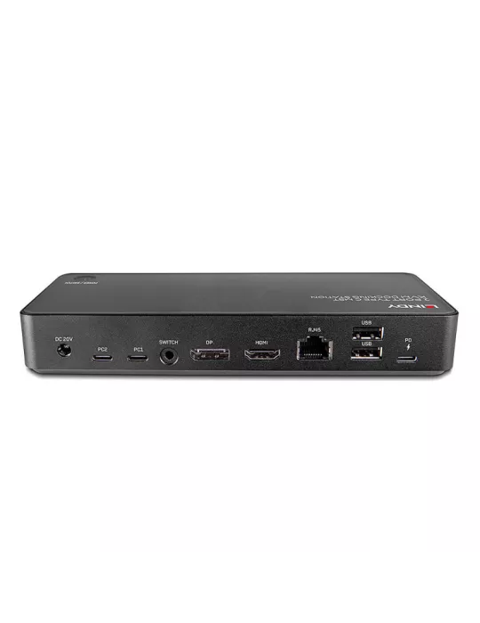 LINDY 43202 Lindy Docking Station KVM 2 Ports Type C MST LINDY LIN43202 | MusicGoodDeal