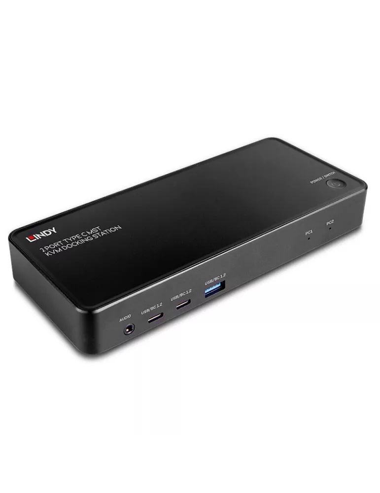 LINDY 43202 Lindy Docking Station KVM 2 Ports Type C MST LINDY LIN43202 | MusicGoodDeal