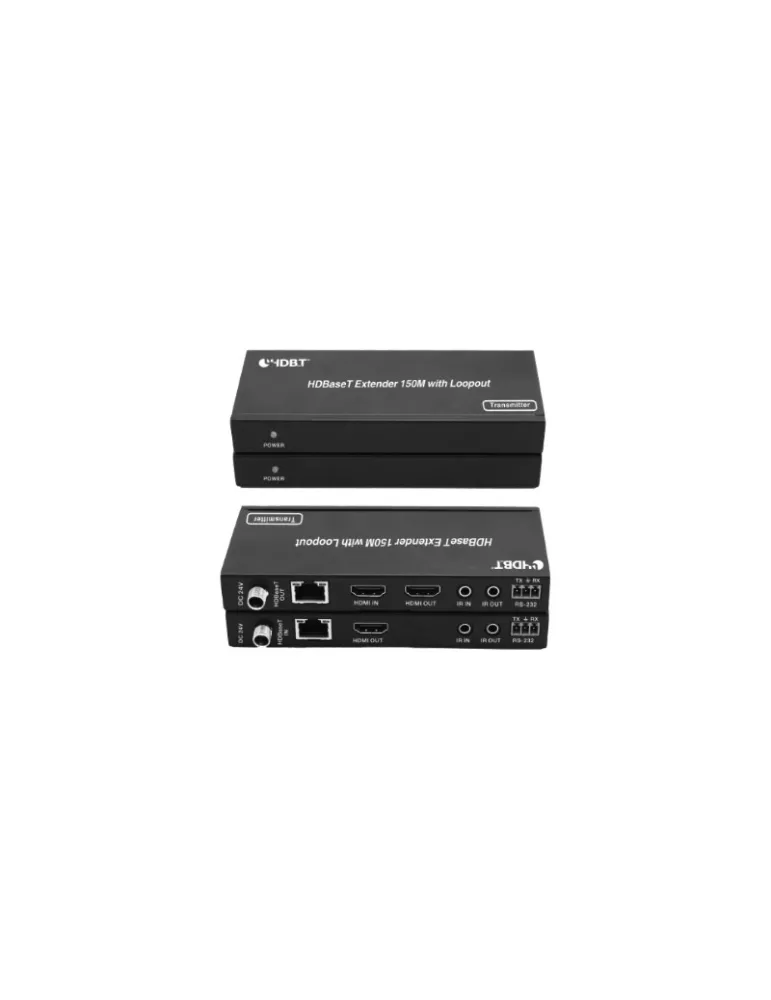 INFOBIT E150CL iTrans Kit extensor HDBaseT (150m 1080P) RS232 IR POC Loopout INFOBIT INFE150CL | MusicGoodDeal
