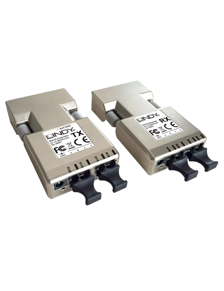 LINDY 38301 Lindy Kit extender DVI-D Single Link over fiber optic 500m LINDY LIN38301 | MusicGoodDeal