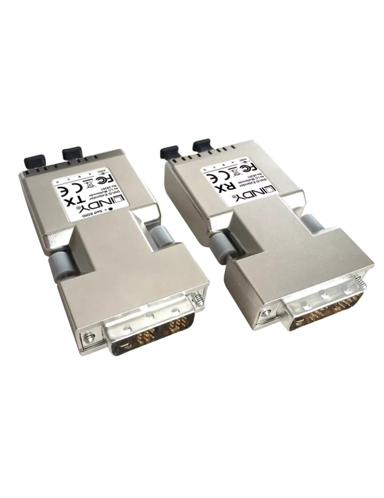 LINDY 38301 Lindy Kit extender DVI-D Single Link over fiber optic 500m LINDY LIN38301 | MusicGoodDeal