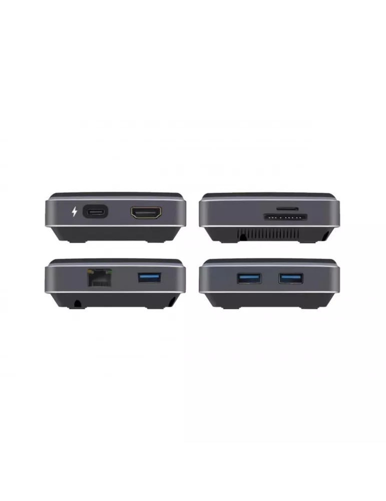INFOBIT IHUB901W 9-in-1 USB Type-C BYOD hub with iHub 901W wireless charger INFOBIT INFIHUB901W | MusicGoodDeal