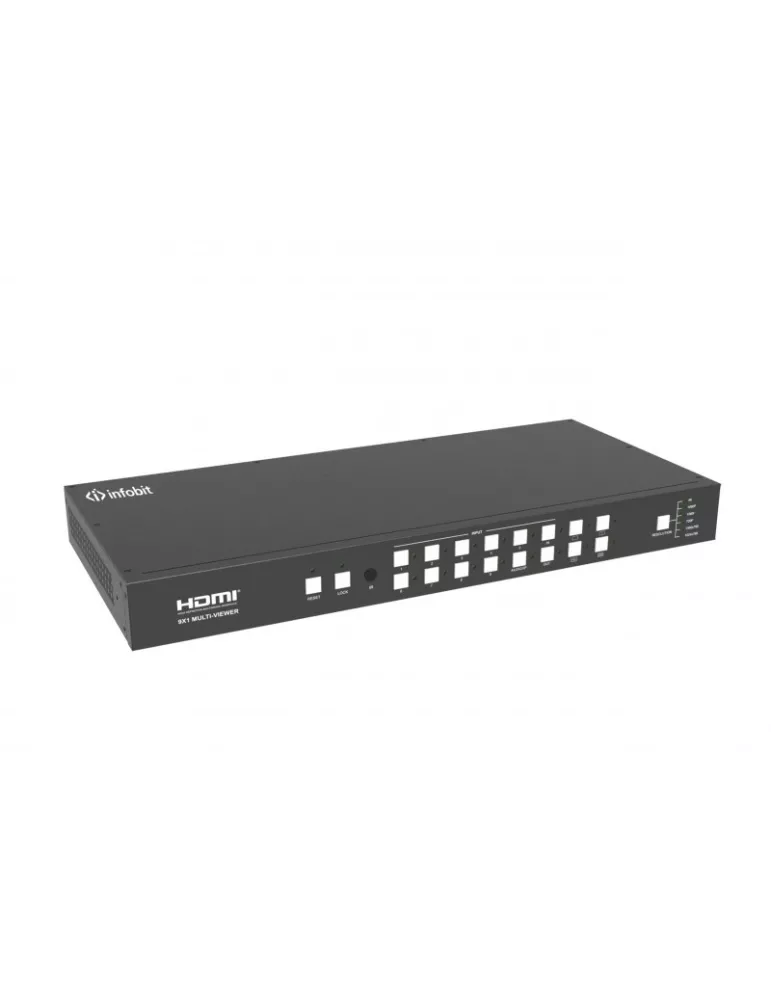 INFOBIT ISWITCH901 Switch multiview 9x1 HDMI 4K30 Infobit iSwitch 901