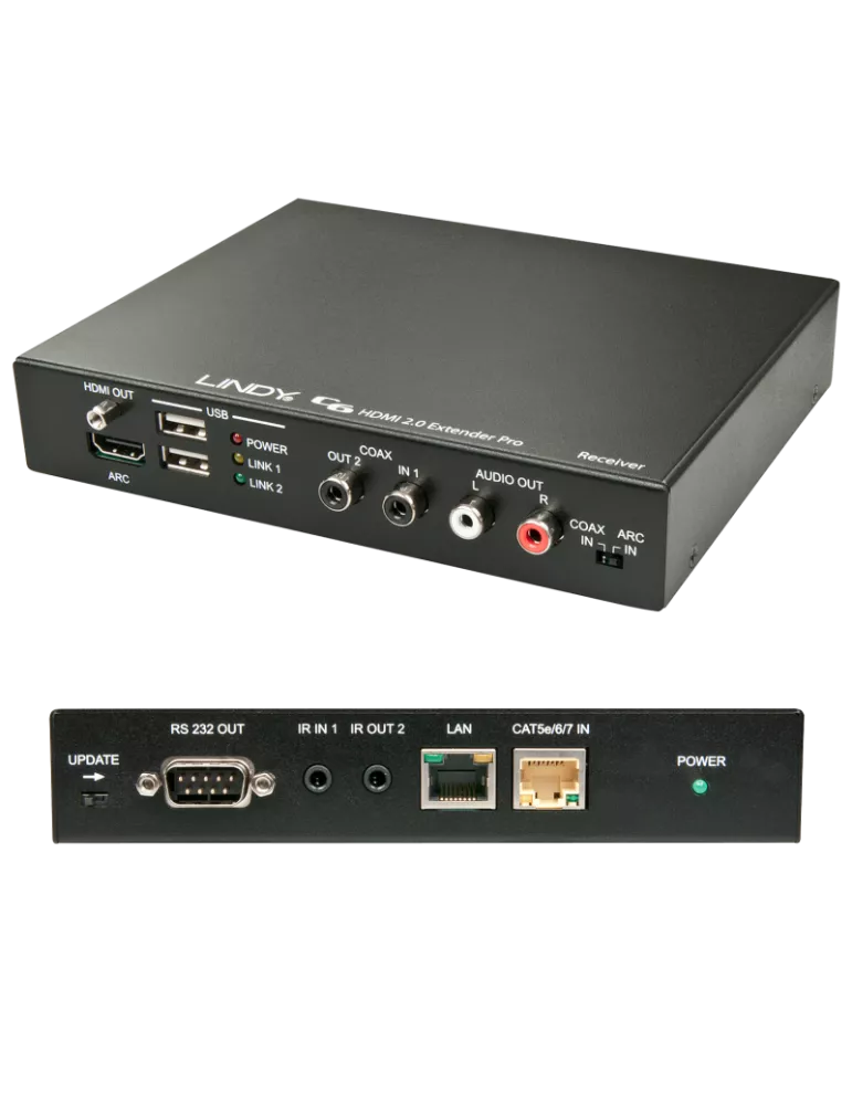LINDY 38201   Receptor C6 HDMI 4K 2.0 HDBaseT 2.0 LINDY LIN38201 | MusicGoodDeal