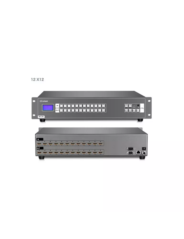 INFOBIT IMATRIXH1212 HDMI Matrix Switcher Infobit - iMatrix H1212 (12x12) INFOBIT INFIMATRIXH1212 | MusicGoodDeal